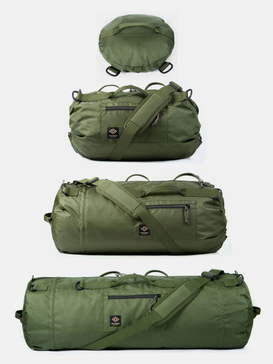 Сумка-трансформер 3 в 1 Rhombys® Флекс 65/45/25L Олива