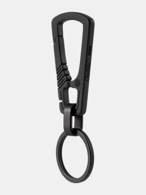 Карабин для ключей титановый KeyUnity® KM04 Titanium Black