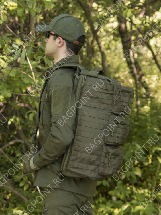 Однолямочный тактический рюкзак Gongtex Single Pack Олива