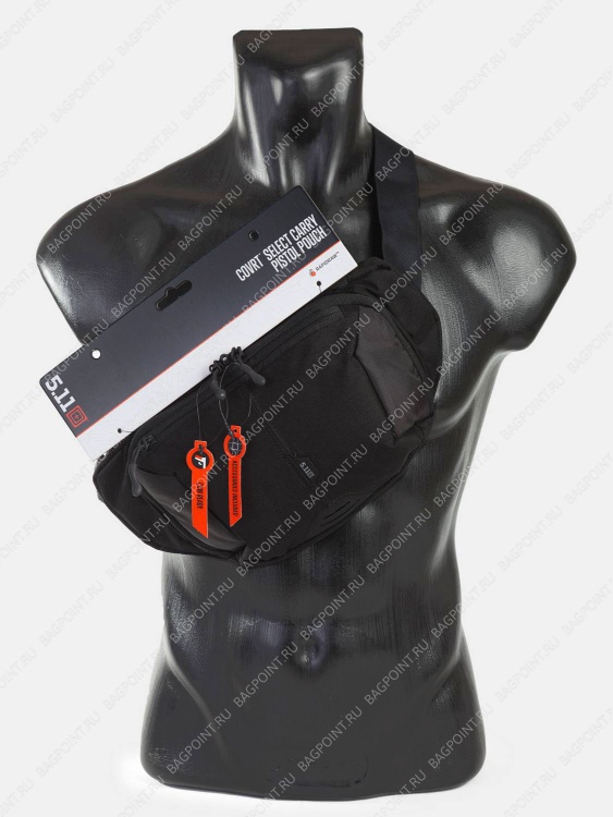 Поясная/нагрудная сумка 5.11® COVRT™ Select Carry Pistol Pouch 3L Черная