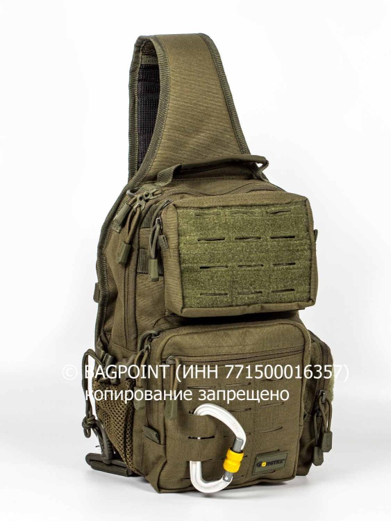 Тактический однолямочный рюкзак GONGTEX® MT120017 (15 л) Олива