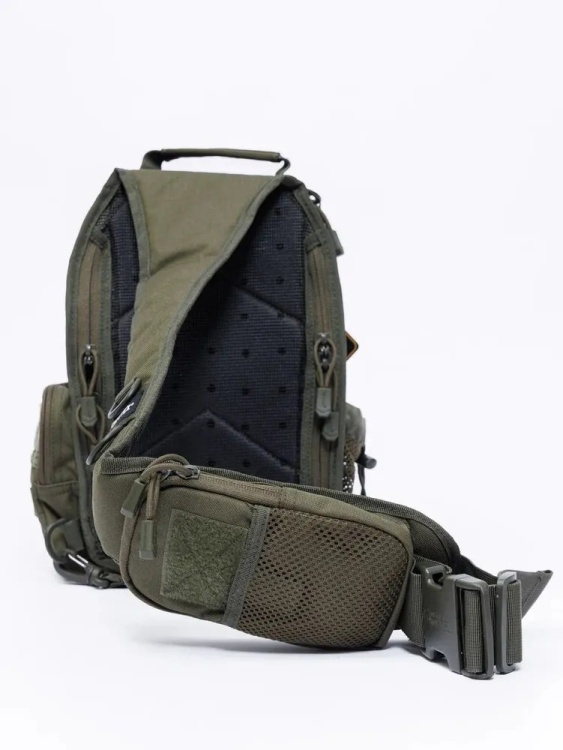 Тактический однолямочный рюкзак GONGTEX® MT120017 (15 л) Олива
