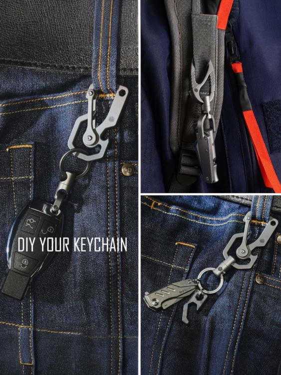 Соединитель для ключей титановый KeyUnity® KM13 Titanium