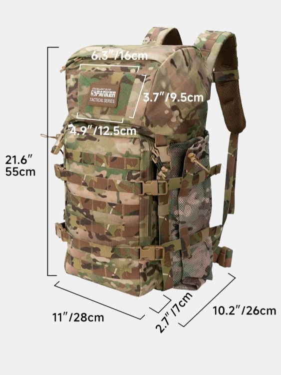 Тактический рюкзак SPANKER® BG119 Асфальт/Серый