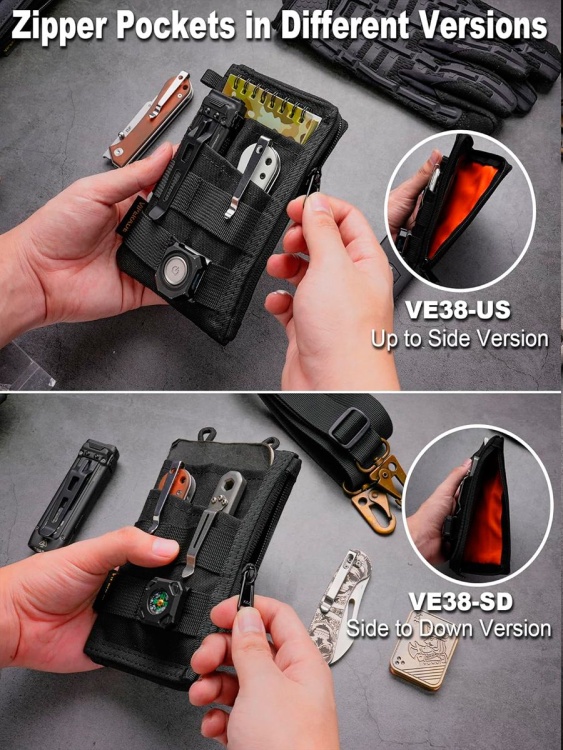 EDC кошелек-органайзер VIPERADE® VE38-SD Black