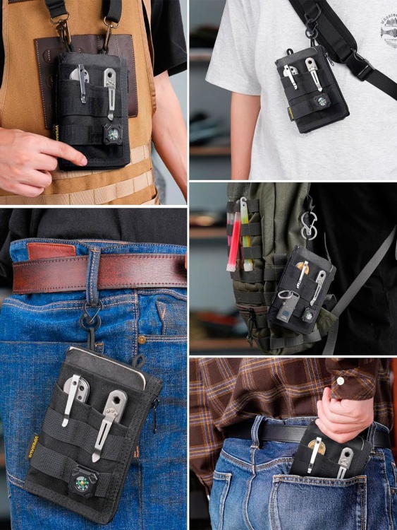 EDC кошелек-органайзер VIPERADE® VE38-SD Black