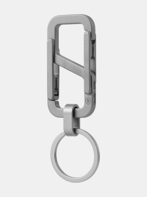 Карабин титановый с кольцами KeyUnity® KM26 Small
