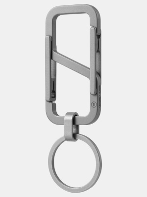 Карабин титановый с кольцами KeyUnity® KM26 Medium