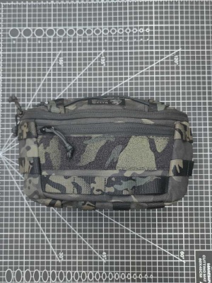 Поясная сумка MYSTIK TERRA® Ультра (Multicam Black +)