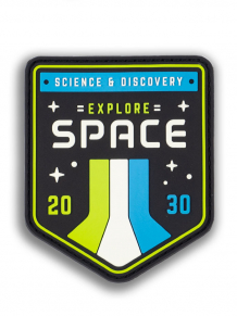 Патч, нашивка прорезиненная с липучкой ""Space Explore 2030 "