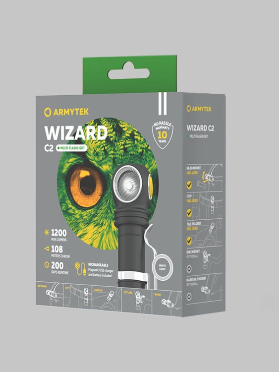 Фонарик ARMYTEK® Wizard C2 (Белый свет)