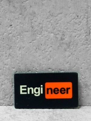 Мини патч EngiNeear 20х35мм G10/Люминофор 