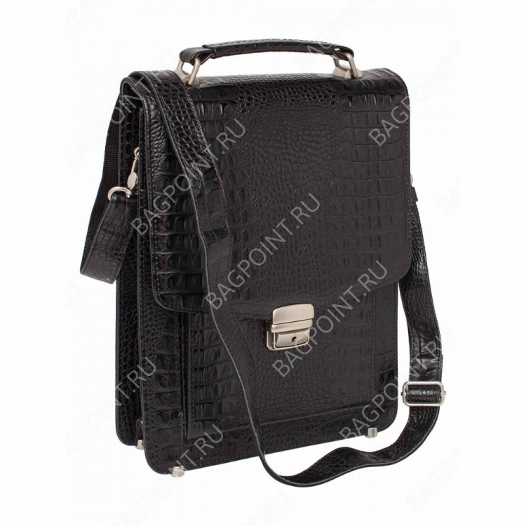 Портфель Lakestone Dormer Black Caiman