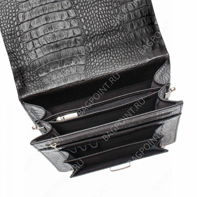 Портфель Lakestone Dormer Black Caiman