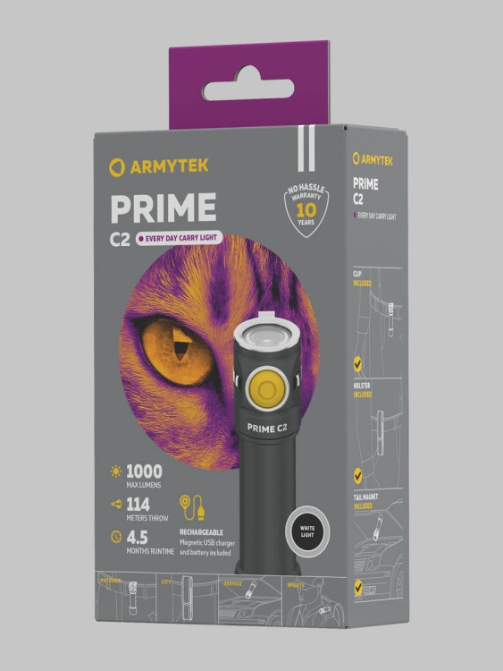 Фонарик ARMYTEK® Prime C2 (Белый свет)