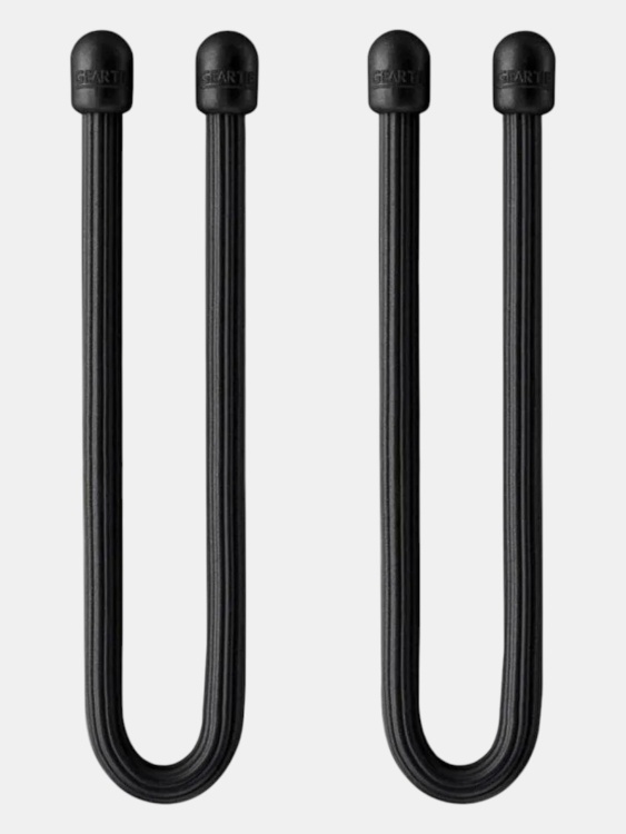 Гибкие стяжки Nite Ize Gear Tie 6", 2 шт, черный