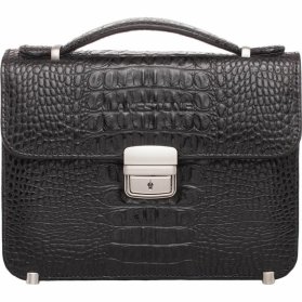 Барсетка Lakestone Foxcote Black Caiman