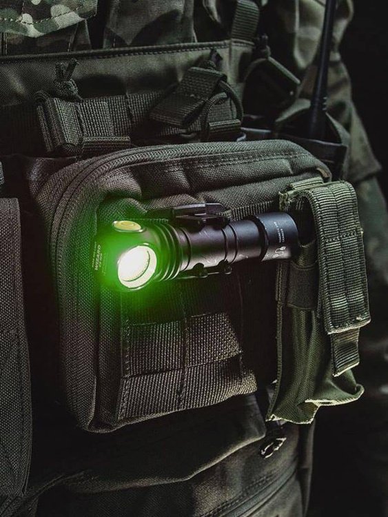 Фонарик ARMYTEK® Wizard C2 WG (Теплый свет+Зеленый)