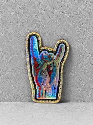 Патч на липучке "Rock on Hologram" #394