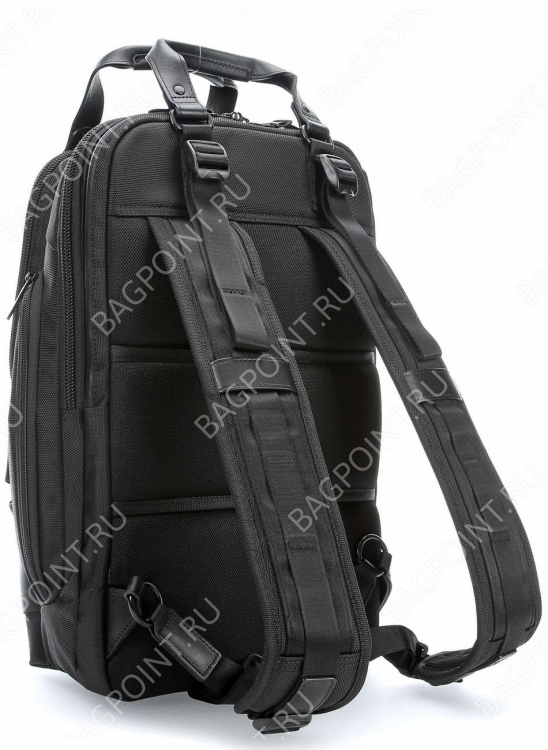 Рюкзак VICTORINOX Lexicon Professional Bellevue 15,6'', чёрный, баллистический нейлон Isynetic / кожа наппа, 30x19x46 см, 1,61 кг, 26 л