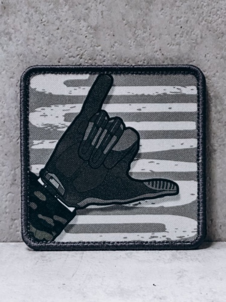 Патч текстильный на липучке "Shaka" #94