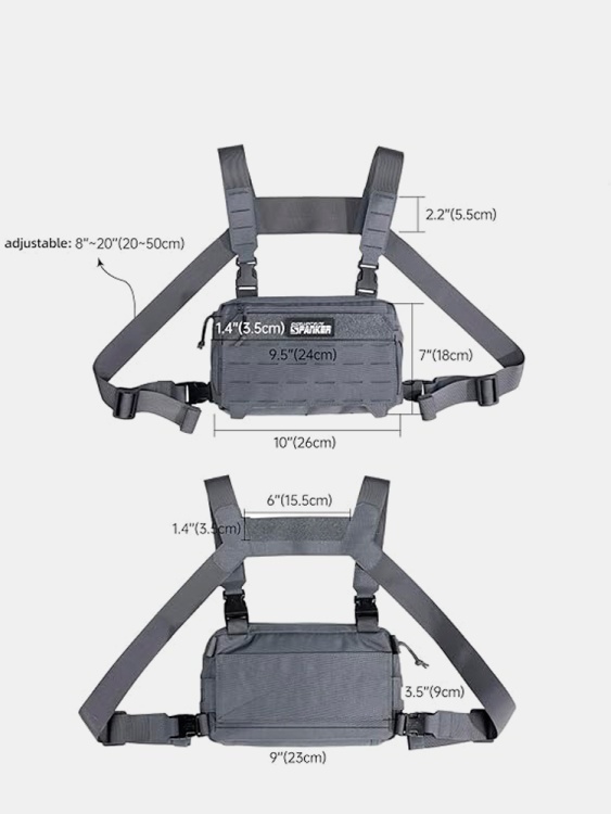 Нагрудная сумка SPANKER® EV121 Койот