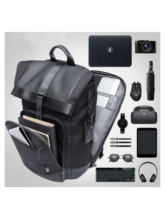 Рюкзак городской BANGE BG66 Black (Черный)