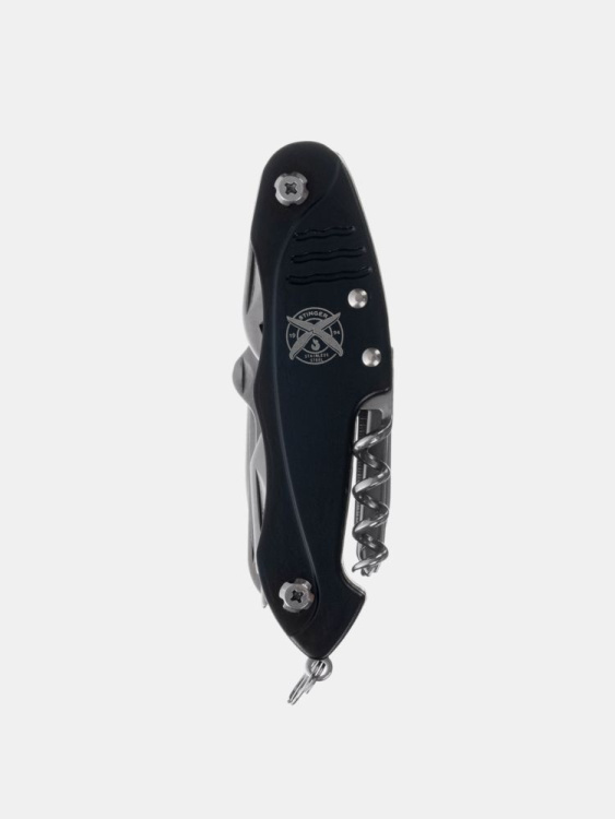 Нож перочинный STINGER®, 96 мм, 15 функций (Черный)