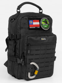 Маленький тактический рюкзак GONGTEX Hexagon Черный