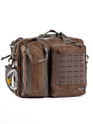 Портфель\Сумка MAGFORCE® Recruit Briefcase Waxed Cotton Brown