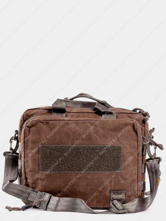 Сумка MAGFORCE® Recruit Briefcase Waxed Cotton Brown