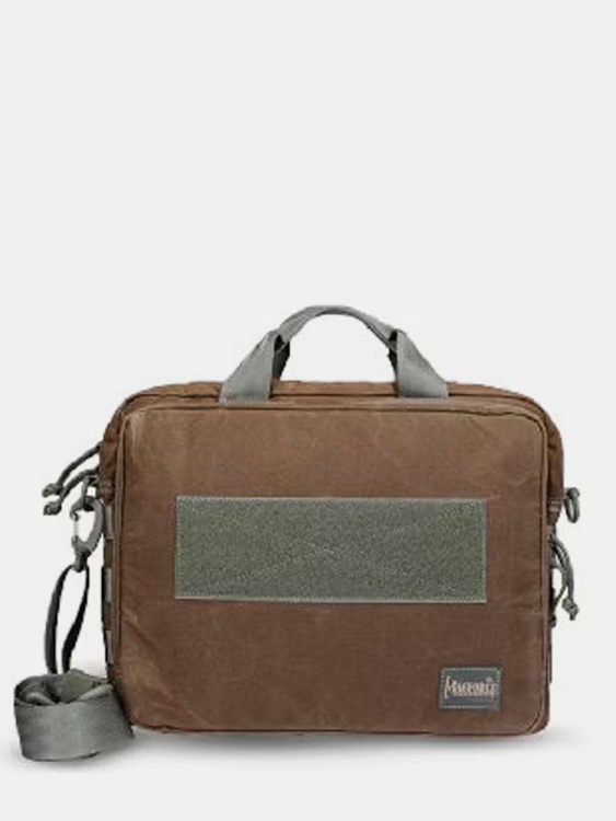 Портфель\Сумка MAGFORCE® Recruit Briefcase Waxed Cotton Brown