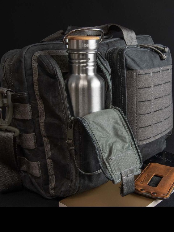 Портфель\Сумка MAGFORCE® Recruit Briefcase Waxed Cotton Brown