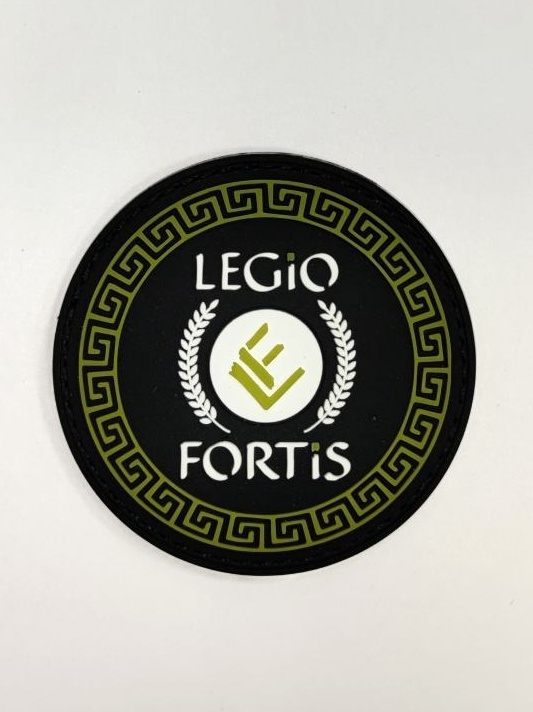 Патч, нашивка прорезиненная с липучкой ""Legio Fortis" #182