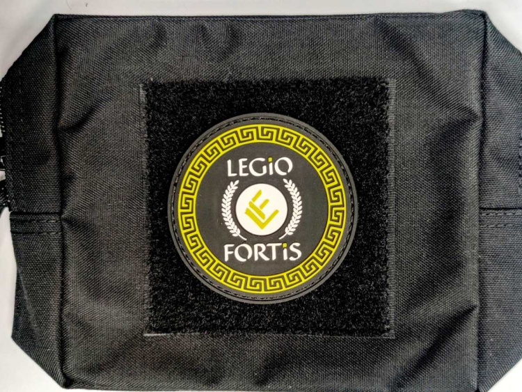 Патч, нашивка прорезиненная с липучкой ""Legio Fortis" #182