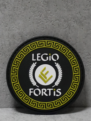 Патч, нашивка прорезиненная с липучкой ""Legio Fortis" #182