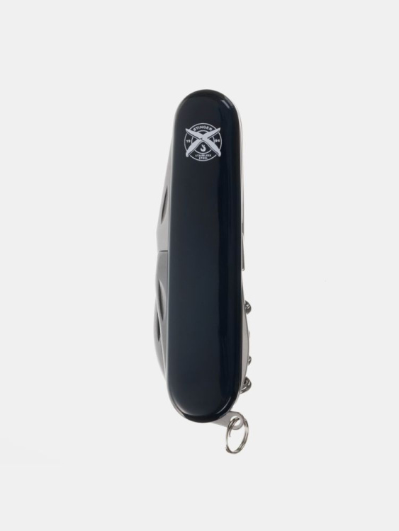 Нож перочинный STINGER®, 90 мм, 11 функций (Черный)
