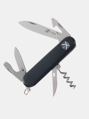 Нож перочинный STINGER®, 90 мм, 11 функций (Черный)