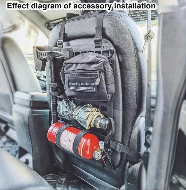 Тактический органайзер Molle на спинку автомобильного сиденья