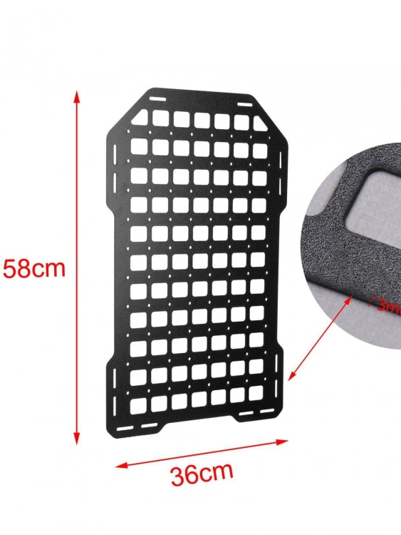 Тактический органайзер Molle на спинку автомобильного сиденья