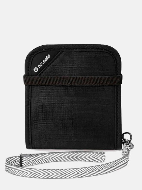 Кошелек антивор Pacsafe RFIDsafe V100 черный