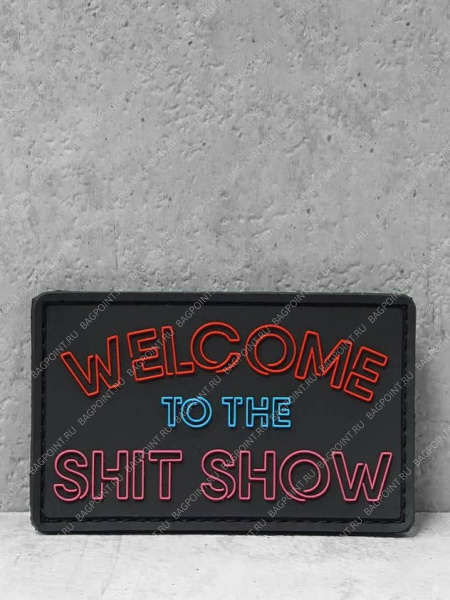 Патч ПВХ на липучке "Shit show" #274