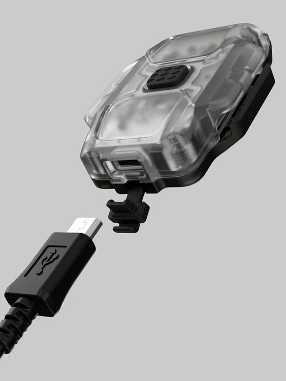 EDC фонарь 6 в 1 ARMYTEK® Crystal WRB (+Красный-Синий маячок)