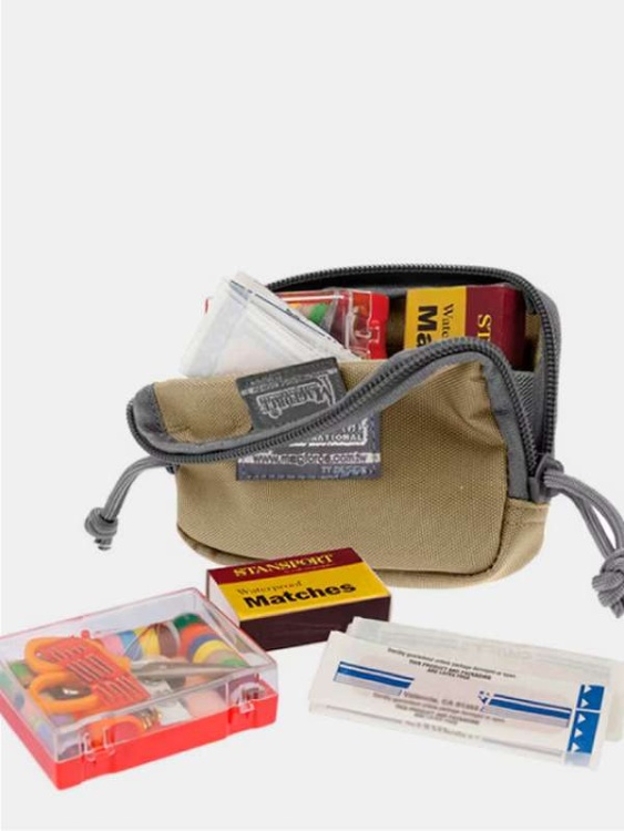 Подсумок на липучке MAGFORCE® Slim Pouch L Khaki/Foliage