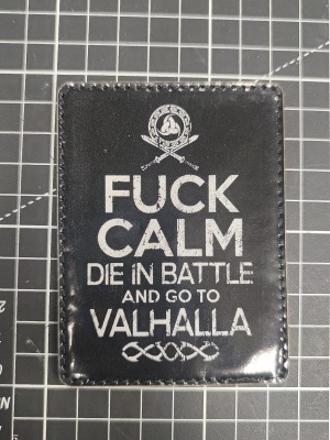 Патч на липучке "go to Valhalla" #375-2