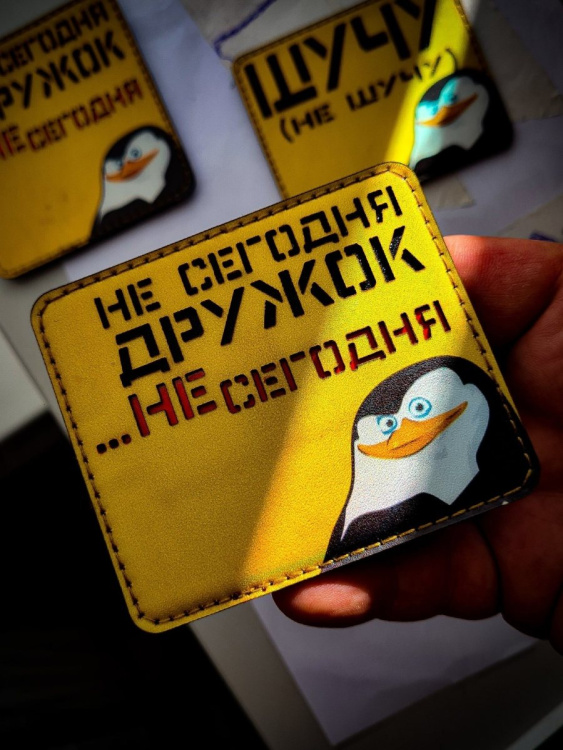 Патч на липучке "Не сегодня, дружок" #244