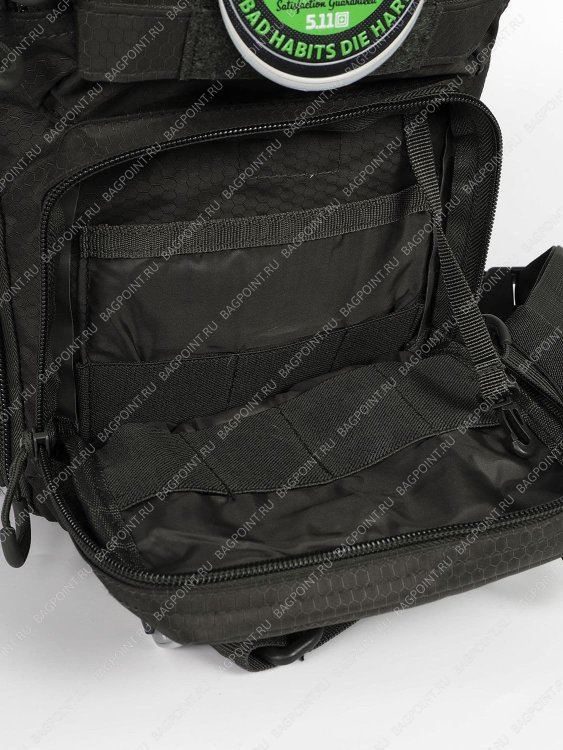 Однолямочный рюкзак GONGTEX® Rover Sling Hexagon Черный