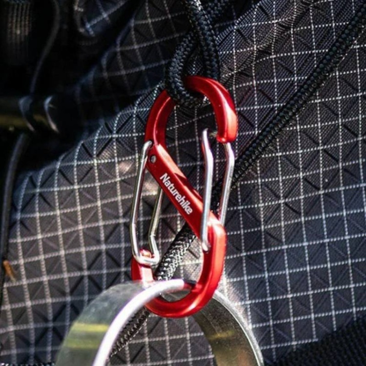 Карабин Naturehike® S Shaped 9см. Red