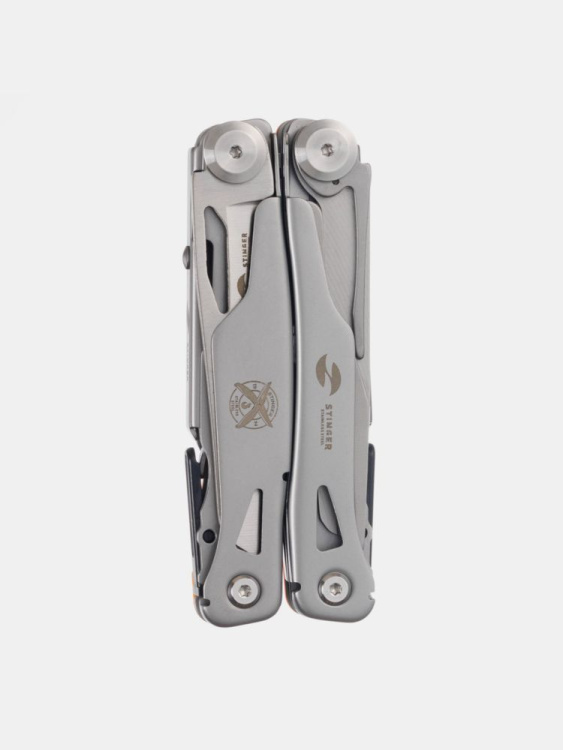 Мультитул STINGER®, 106 мм, 14 функций (Оранжевый)