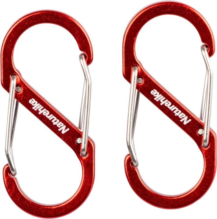 Карабин Naturehike® S Shaped 4см. Red. 4 шт.